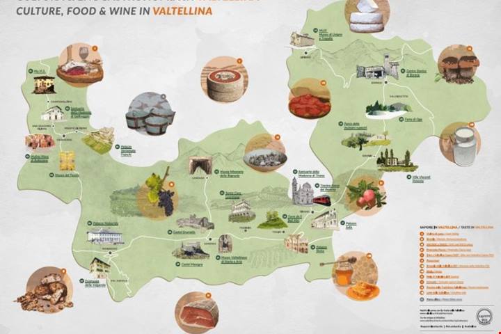 Cartina Autunno in Valtellina, una stagione di gusto, tradizione e autenticità