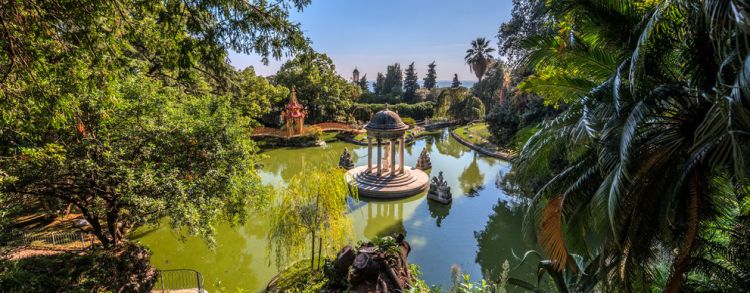 L'Italia dei giardini romantici. Un viaggio nella 'Penisola Verde'