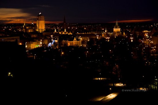 Photo danzica di notte danzica in Gdansk - Pictures and Images of Gdansk 