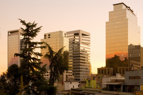 Photo puesto de sol en santiago de chile santiago in Santiago - Pictures and Images of Santiago 