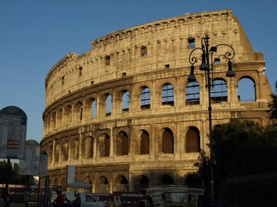 Photo sunset al colosseo roma in Rome - Pictures and Images of Rome 