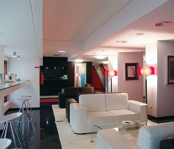 L'atrio dell'hotel