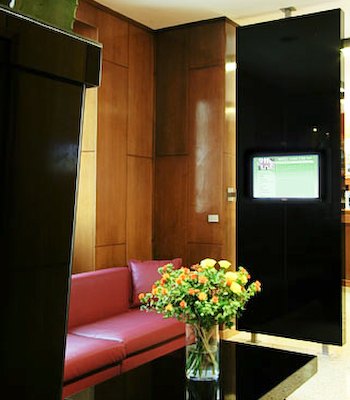 L'atrio dell'hotel