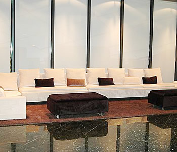 L'atrio dell'hotel