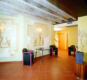 L'atrio dell'hotel