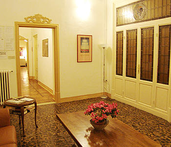 L'atrio dell'hotel