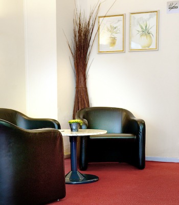 L'atrio dell'hotel