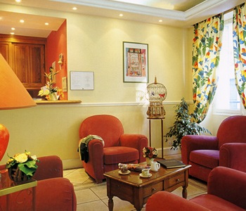 L'atrio dell'hotel