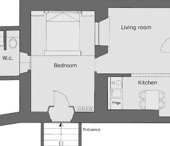 Appartamento con 1 camera da letto