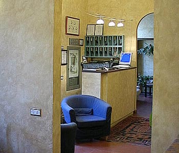 L'atrio dell'hotel