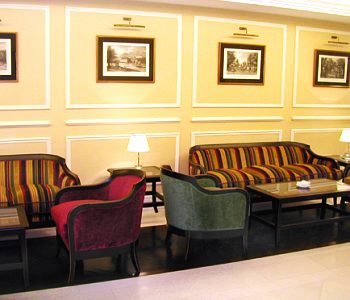 L'atrio dell'hotel