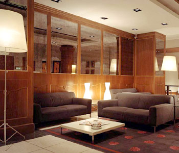 L'atrio dell'hotel