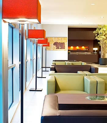 L'atrio dell'hotel