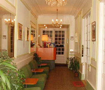 L'atrio dell'hotel