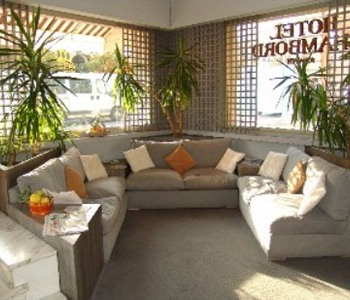 L'atrio dell'hotel