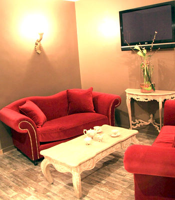 L'atrio dell'hotel