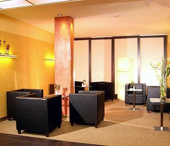 L'atrio dell'hotel