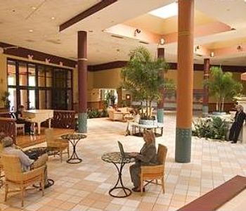 L'atrio dell'hotel