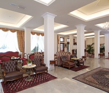 L'atrio dell'hotel