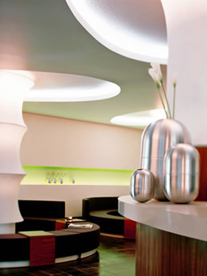 L'atrio dell'hotel