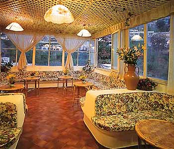 L'atrio dell'hotel