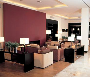 L'atrio dell'hotel