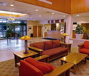 L'atrio dell'hotel
