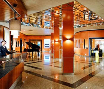 L'atrio dell'hotel