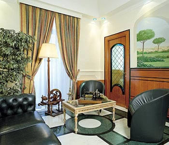 L'atrio dell'hotel