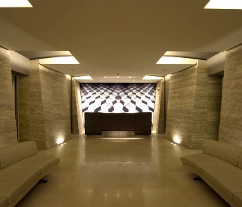 L'atrio dell'hotel