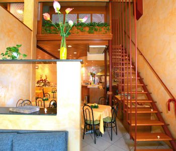 L'atrio dell'hotel
