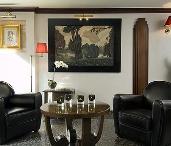 L'atrio dell'hotel