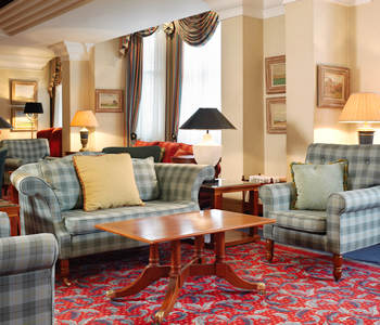 L'atrio dell'hotel