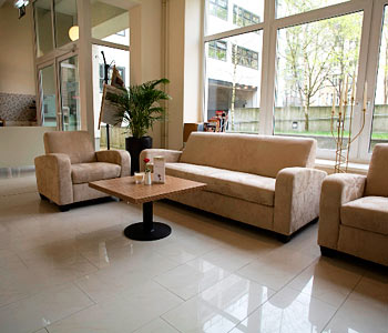 L'atrio dell'hotel