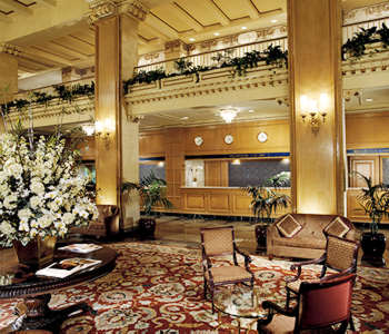 L'atrio dell'hotel