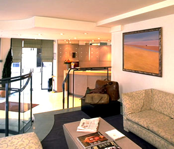 L'atrio dell'hotel