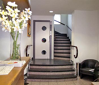 L'atrio dell'hotel