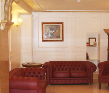L'atrio dell'hotel