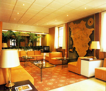 L'atrio dell'hotel