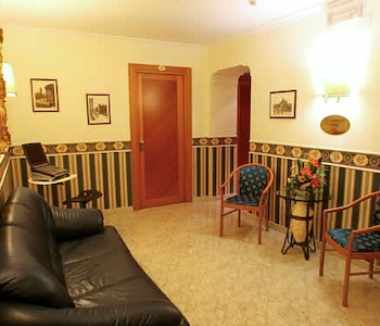 L'atrio dell'hotel