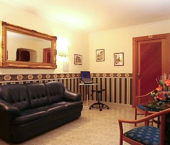 L'atrio dell'hotel