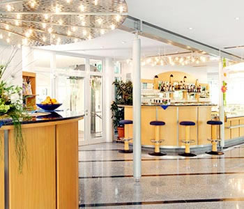 L'atrio dell'hotel