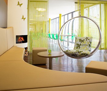 L'atrio dell'hotel