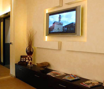L'atrio dell'hotel