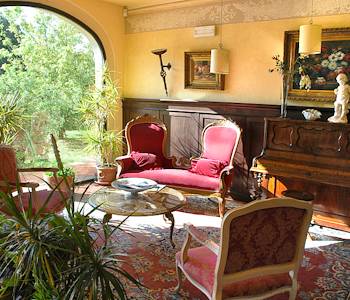 L'atrio dell'hotel