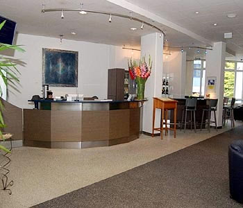 L'atrio dell'hotel