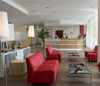 L'atrio dell'hotel