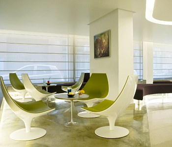 L'atrio dell'hotel