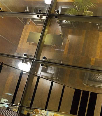 L'atrio dell'hotel