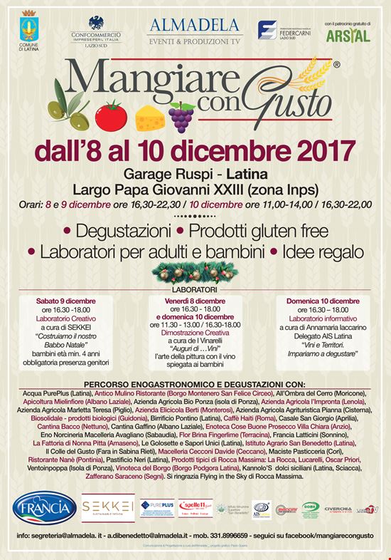 Mangiare con Gusto - un Natale di Eccellenze! Latina